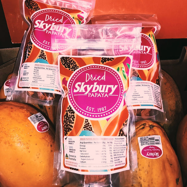 Skybury Dried Papaya 100gm