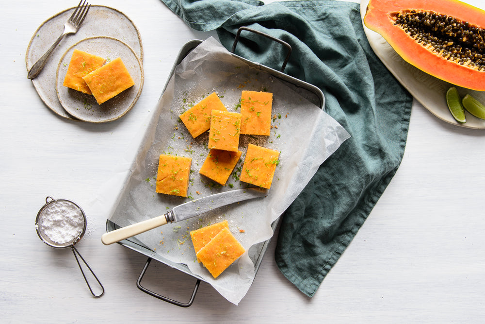 Papaya Lime Bars