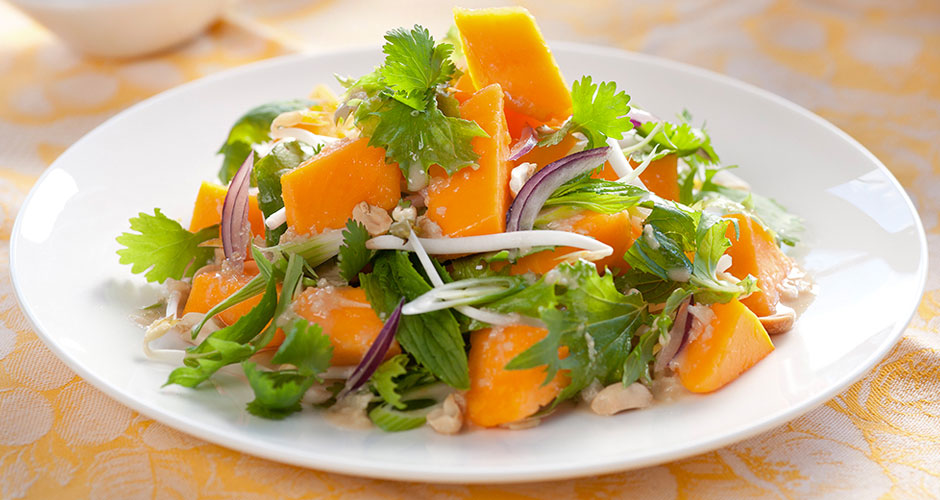 Papaw and Beansprout Salad
