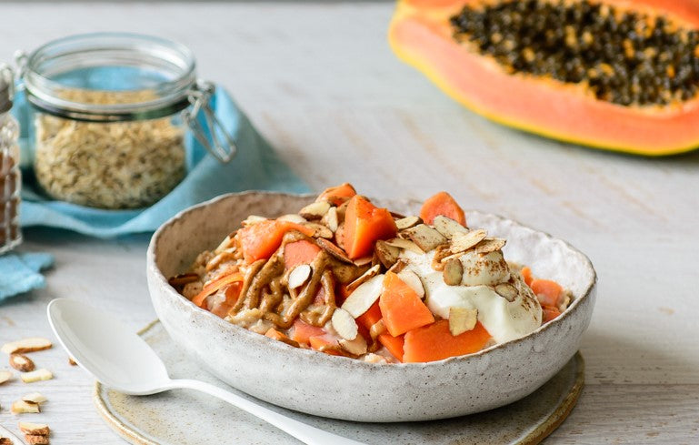 Papaya and Almond Porridge