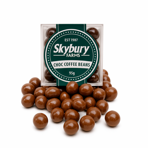 Chocolate coffee beans